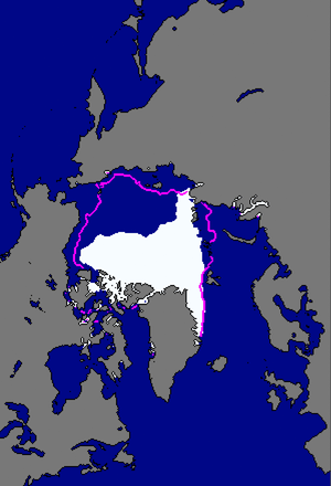 Arctic Sea Ice Extent Sept. 2007