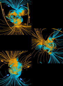 Resultado de imagen de Inversiones del campo magnético de la Tierra