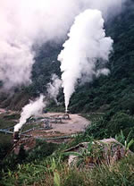 Geothermal power emissions