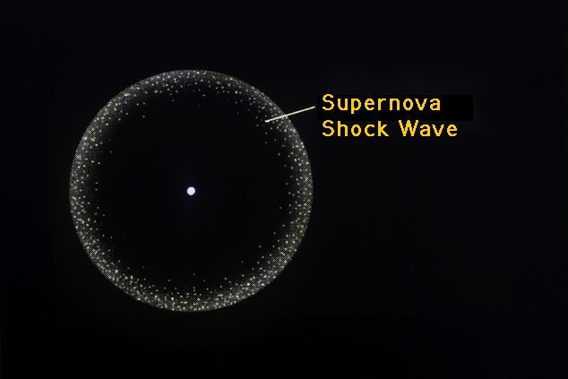do shockwaves travel in space