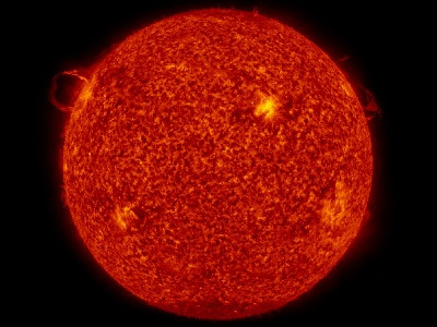 On 21 April, 2010, the Solar Dynamics Observatory captured the launch of a filament from the <a href="/sun/atmosphere/photosphere.html&dev=1/earth/Atmosphere/moons/triton_atmosphere.html">surface of the Sun</a>.  These are the most detailed images of the Sun ever taken.  The images show light in the <a href="/physical_science/magnetism/em_ultraviolet.html&dev=1/earth/Atmosphere/moons/triton_atmosphere.html">ultraviolet</a> part of the <a href="/physical_science/magnetism/em_spectrum.html&dev=1/earth/Atmosphere/moons/triton_atmosphere.html">electromagnetic spectrum</a>.  The Sun is now entering another period of <a href="/sun/solar_activity.html&dev=1/earth/Atmosphere/moons/triton_atmosphere.html">solar activity</a> after several years of a relatively quiet Sun.  Activity on the Sun varies on an <a href="/sun/activity/sunspot_cycle.html&dev=1/earth/Atmosphere/moons/triton_atmosphere.html">cycle of about 11 years</a>.<p><small><em>Image courtesy of NASA/Solar Dynamics Observatory and AIA Consortium</em></small></p>
